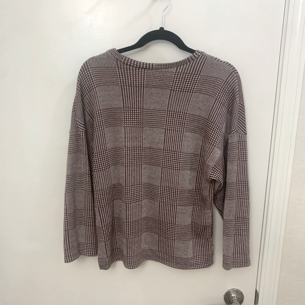 Zara Plaid Long Sleeve